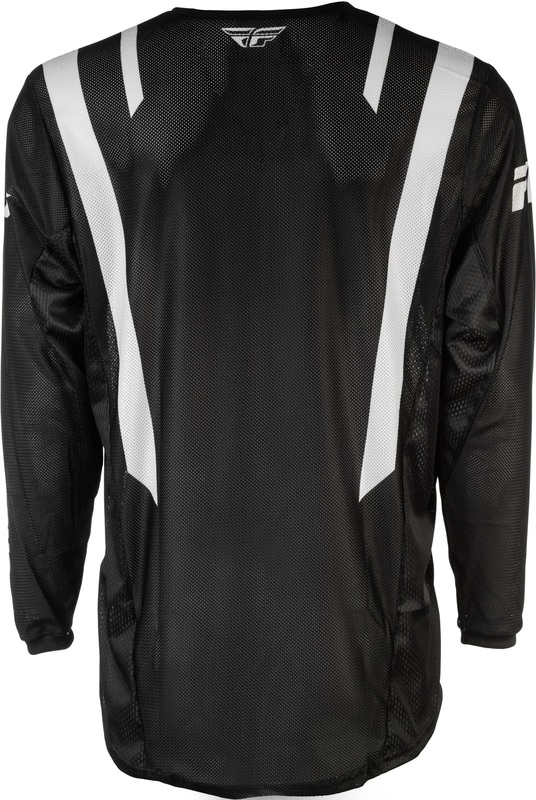 Maillot FLY RACING Kinetic Mesh DBK - noir/blanc