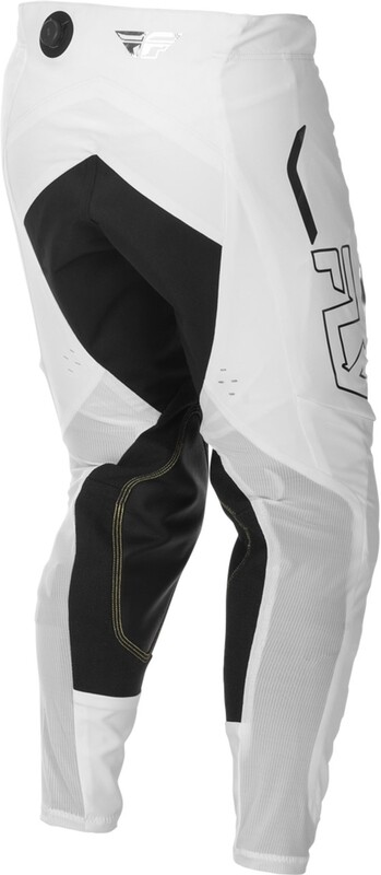 Pantalon FLY RACING Evolution DST Flash L.E. - blanc/argent