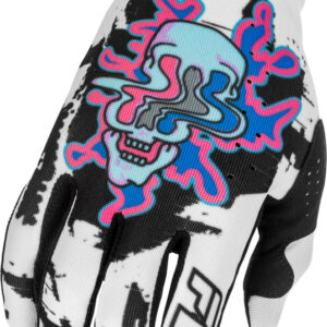 Gants FLY RACING Lite Warp Special Edition - blanc/bleu/rose