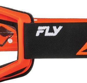 Masque FLY RACING Focus noir/orange - écran clair