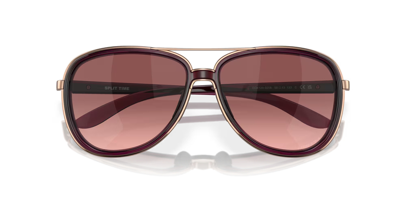 Lunettes de soleil OAKLEY Split Time Crystal Raspberry - verres G40 Black Gradient