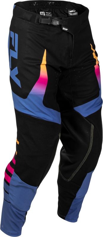 Pantalon FLY RACING Evolution DST Limited Edition Bolt - noir/bleu/multi
