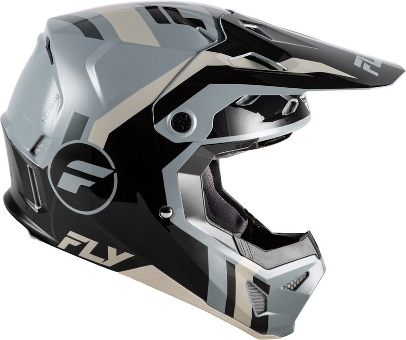 Casque enfant FLY RACING Formula CP Seal - noir/gris/Light Grey