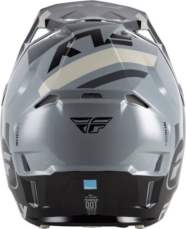Casque enfant FLY RACING Formula CP Seal - noir/gris/Light Grey