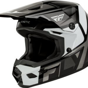 Casque enfant FLY RACING Kinetic Scrap - noir/blanc/gris