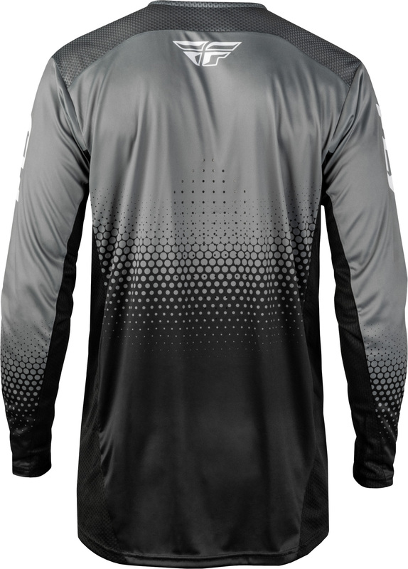 Maillot vélo FLY RACING Rayce Sonar - noir/gris/blanc