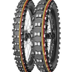 Pneu MITAS TERRA FORCE-MX SM 70/100-19 NHS 42M TT SOFT TO MEDIUM RED YELLOW