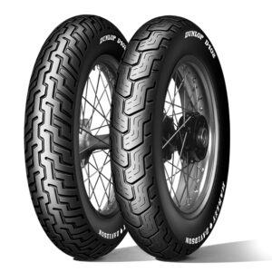 Pneu DUNLOP D402 SW (HARLEY-D) Flancs Blancs Fins MU85 B 16 77H TL