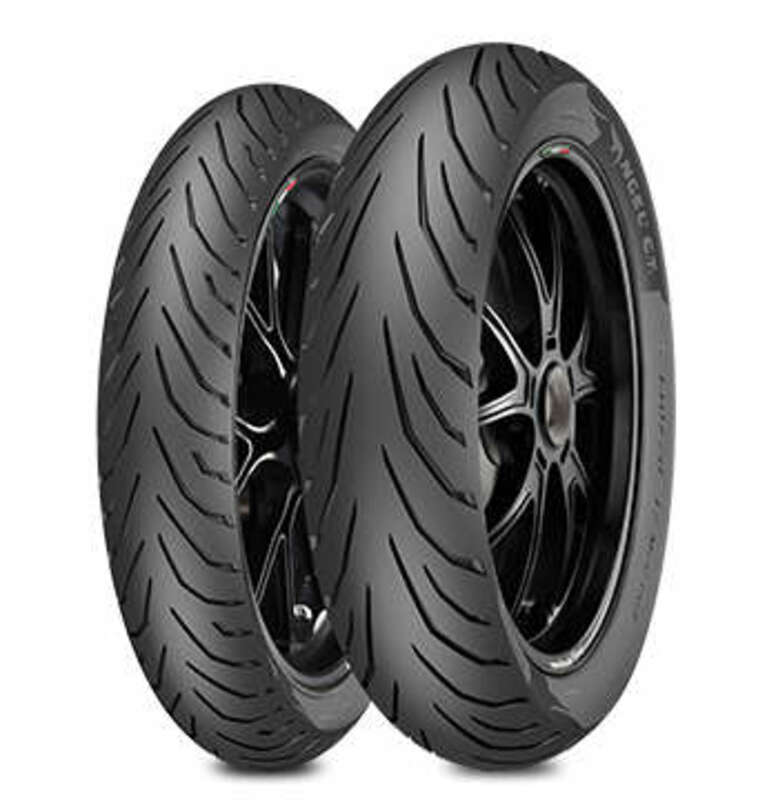 Pneu PIRELLI ANGEL CITY (F) 80/100-17 M/C 46S TL